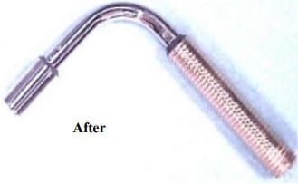 Electropolishing Case Study: Stainless Steel & Brass Assembly with Braze & Flux Contamination (After)