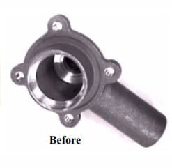 Electropolishing Case Study: Machined Casting Used in a Beverage Filling Application (Before)
