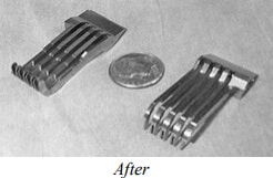 Electropolishing Case Study: Computer Component Needing Surface Improvement on Opposing Surfaces (after)