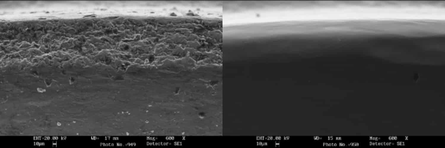 Titanium Microdeburring & Microfinishing Before & After
