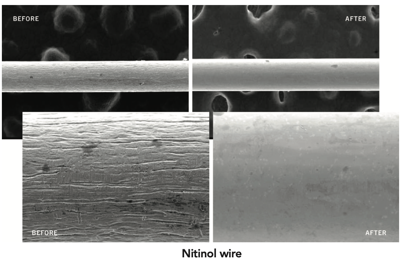 Nitinol Electropolishing & Deburring Service Able Electropolishing